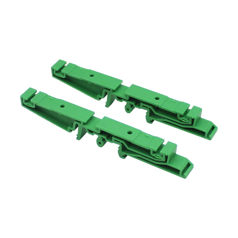 Mounting adapter can be used as end stop  gray green black Circuit Board Mounting Bracket For Mounting DIN Rail