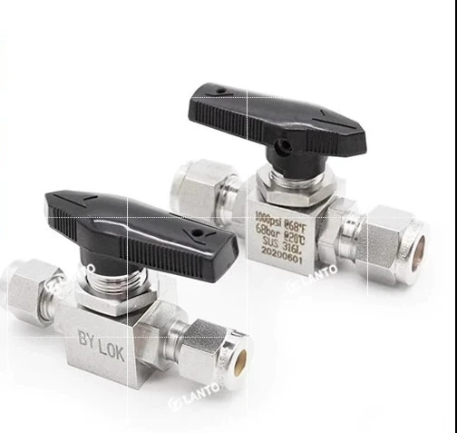 ferrule two-way ball valve ferrule straight-through globe valve low pressure end point switch valve replacement For swagelok