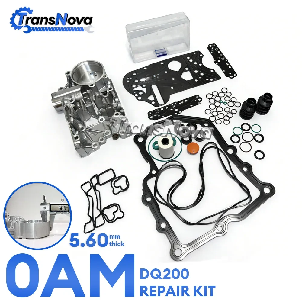 TransNova NEW 5.6MM DQ200 0AM Valve Body Repair Kit 0AM325066C/AC 0AM325066 DSG 7-Speed Transmission for Audi A3 Q3 VW Golf 7 TT