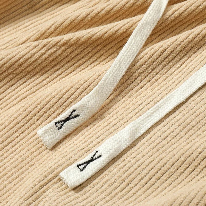 الخريف والشتاء العلامة التجارية العصرية فضفاضة بلون ملابس العمل غير رسمية السراويل للرجال نمط هونج كونج رياضي أسفل السراويل للرجال