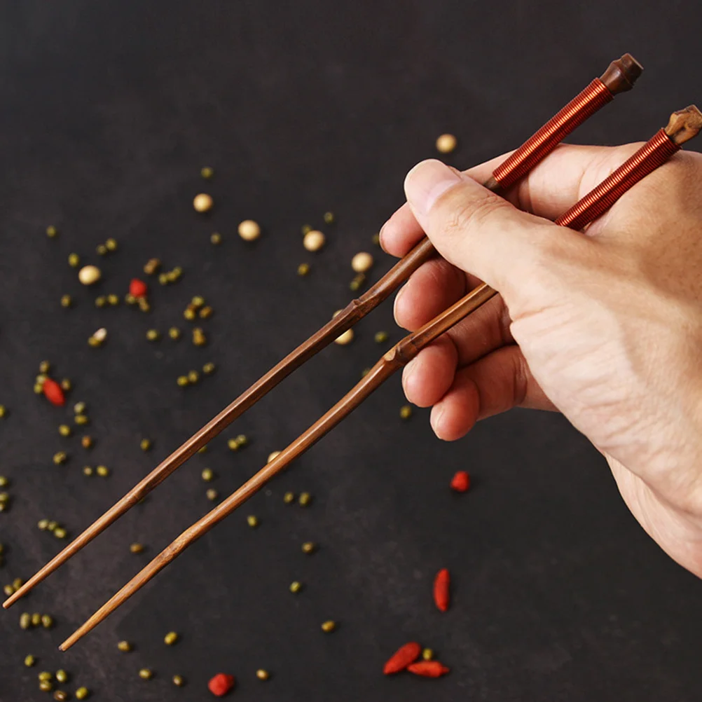 

Bamboo Chopsticks Long For Eating Sushi Rice Noodles Cooking Kitchen Storage Utensils Hand Burn Resistant Gift