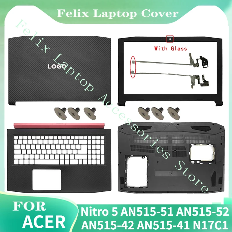 

FOR Acer Nitro 5 AN515-51 53 AN515-52 AN515-42 AN515-41 N17C1 Laptop LCD Back Cover/Front Cover/Palm Rest/Bottom Cover/Hinge