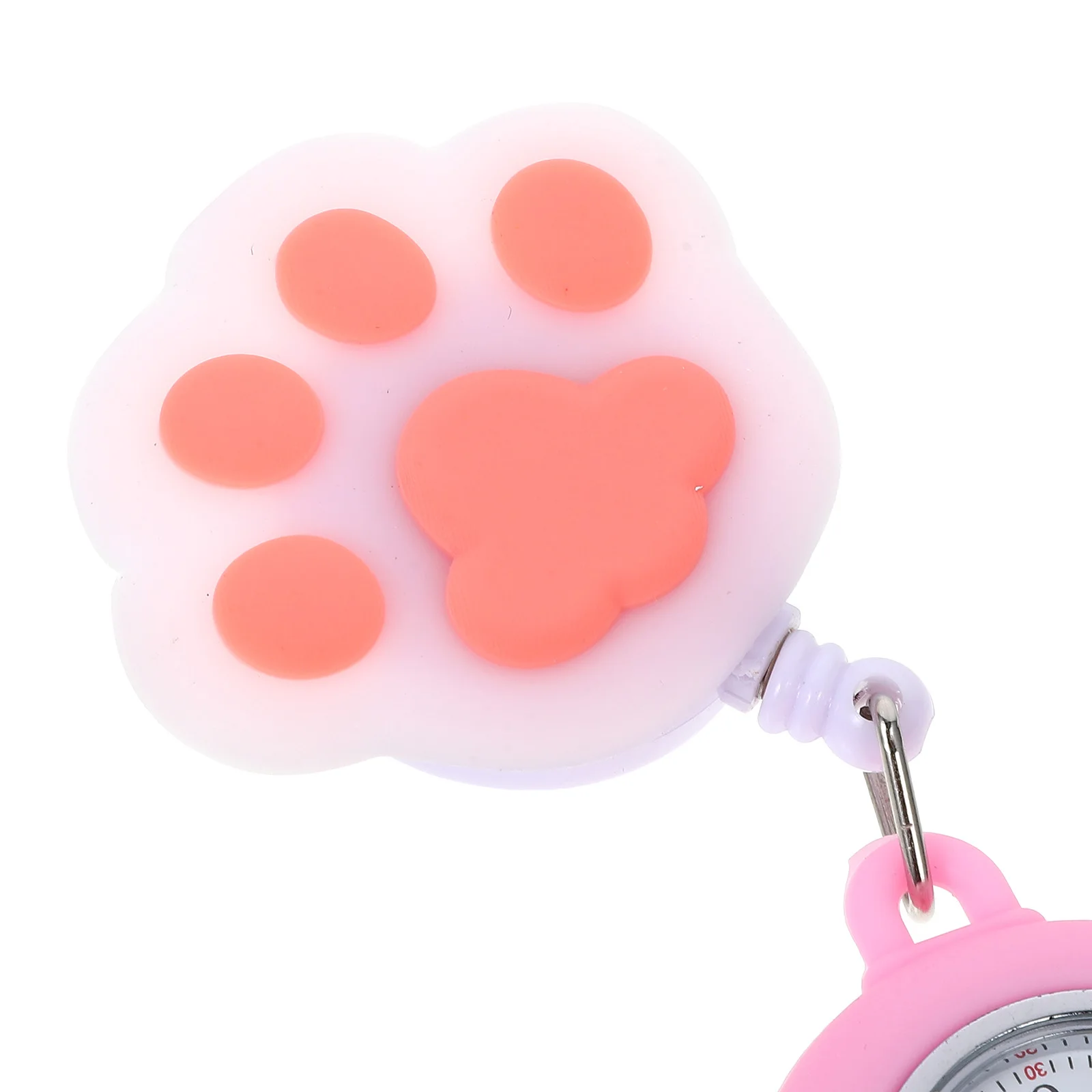 

Nurse Watch on Pocket Quartz Luminous Portable Badge Gifts Stethoscope Quartz Watch Purple Exam Watches Student