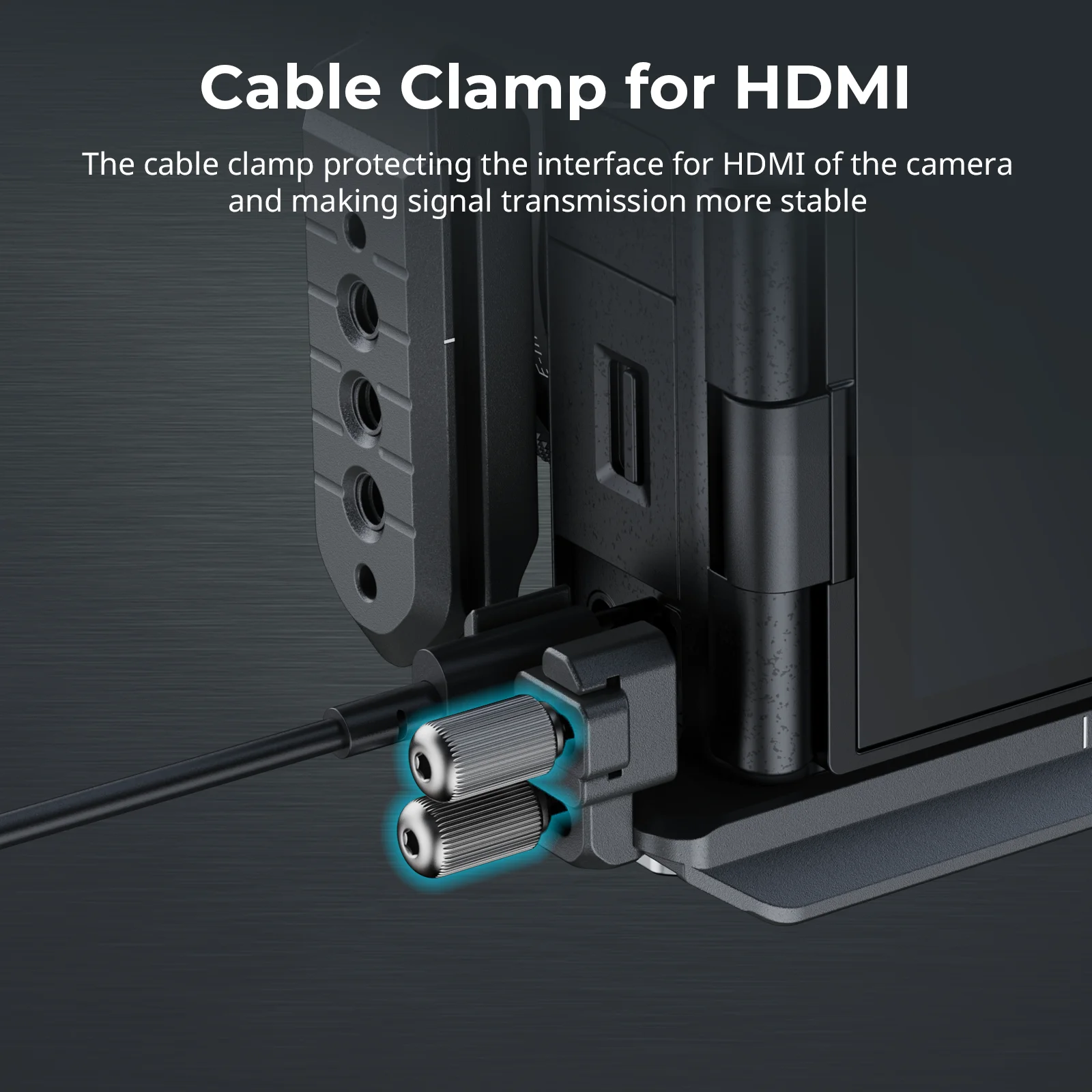 SmallRig 실리콘 손잡이가 있는 ZV-E10 II 케이지, 소니 ZV-E10 II용 HawkLock 퀵릴리즈 케이지 키트, 퀵릴리즈 플레이트-4949