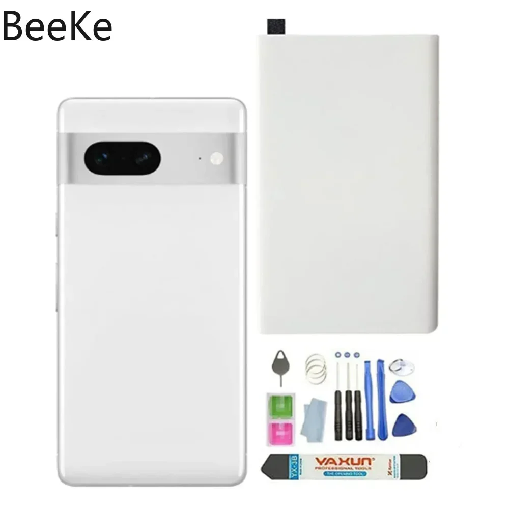 Repair For Google Pixel 7 6 8 Pro 7A 6A 5G Fold Rear Battery Back Glass Cover Door Frame Shell Case Housing + Replacement Kits