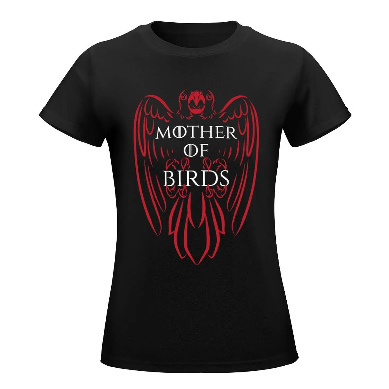 Mother of Birds T-Shirt Blouse lady clothes animal print shirt for girls t shirt for Women