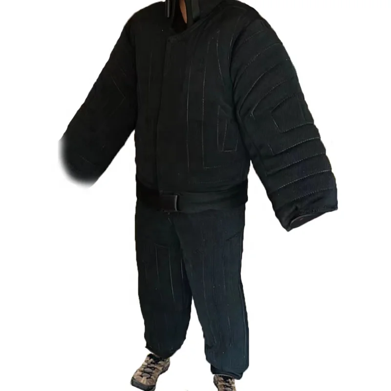 Dog Training Full Protection Bite Suit Eco-Friendly Jute Material Large Body Anti-Dog Bite Clothing Greenway GWPTT03 Classic
