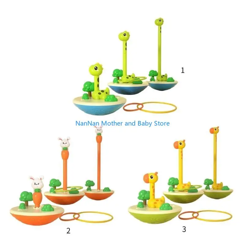 حلقات ملونة القذف مجموعة لعبة ممتعة للأطفال والكبار مجموعة الألعاب في الهواء الطلق #2