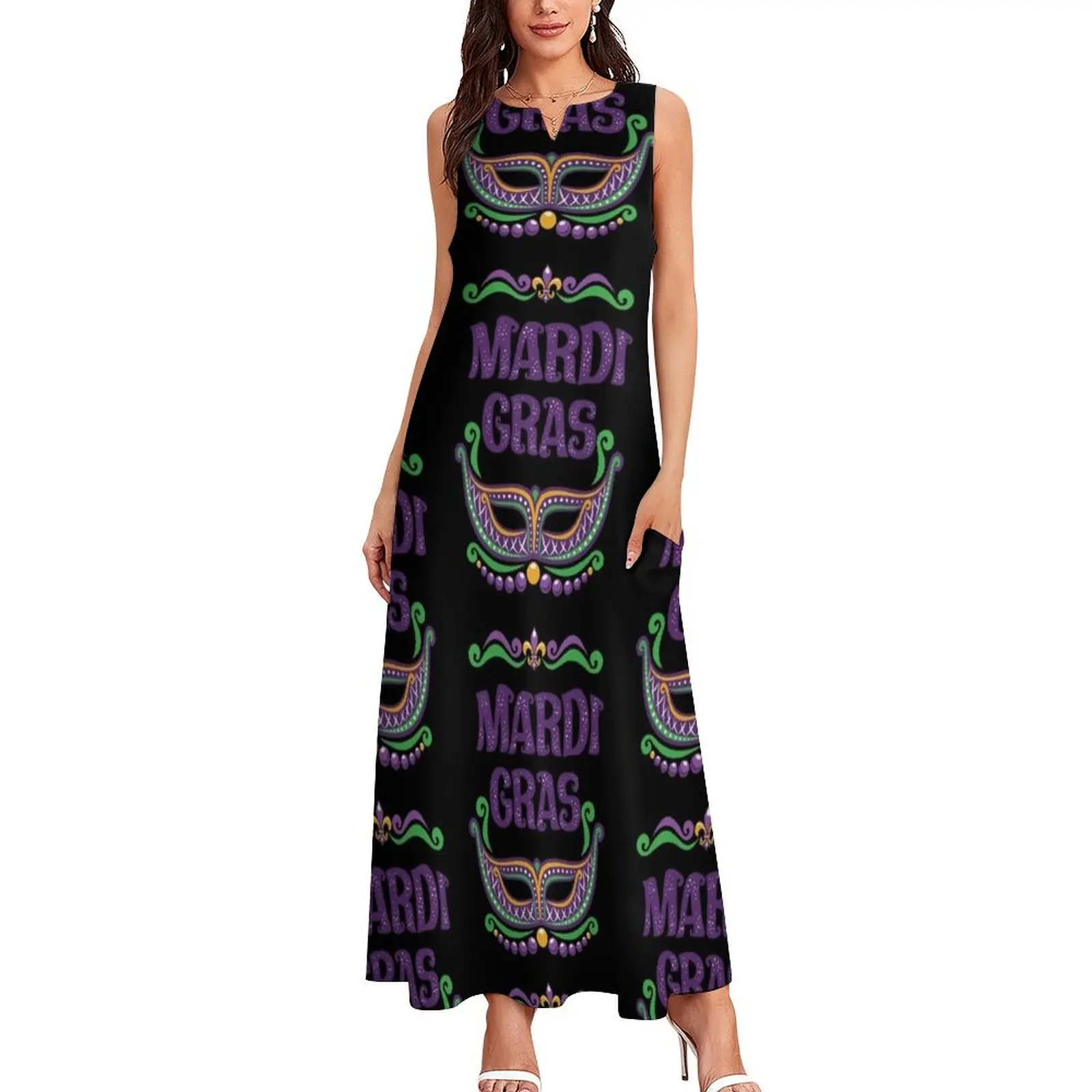 This Is My Mardi Gras Shirt 2019 Long Dress Summer dresses for women prom dress 2025 Dress