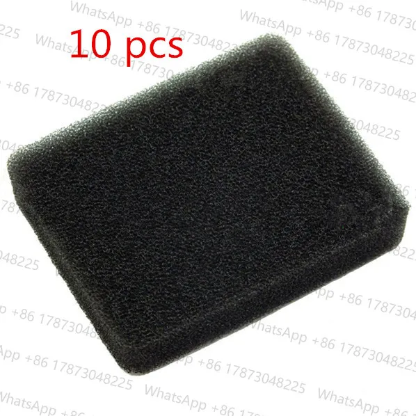 

10 X Air filter element for KAAZ Kawasaki TH43 TH48 KBL48 KBH43 motor air cleaner foam brush cutter headge trimmers spongs