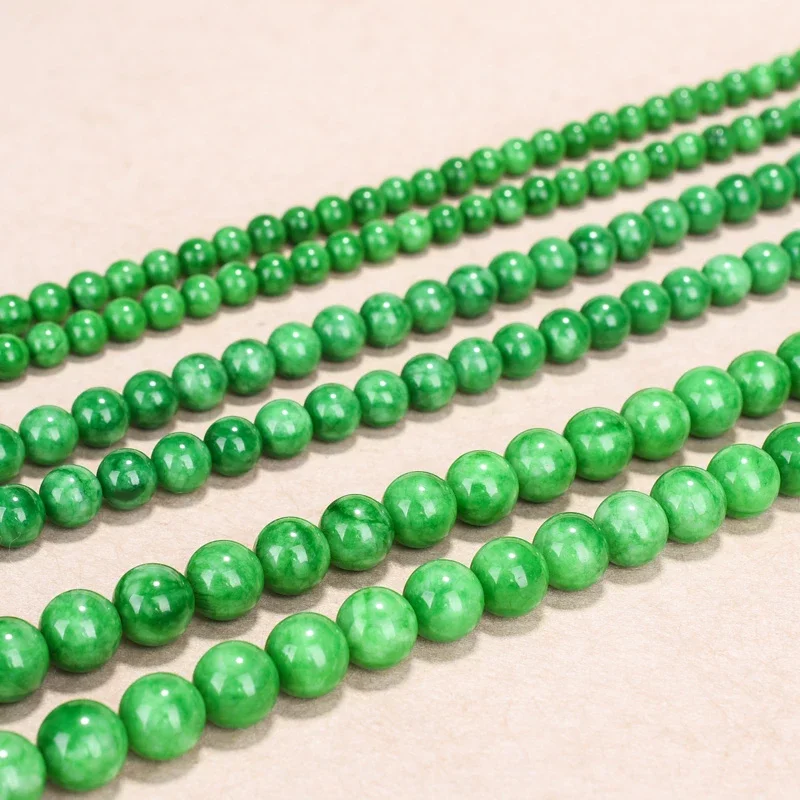 Multilayer 108 green Beads 8-12mm Tassel Bracelet Necklace Tibetan Buddhist Mala Buddha Charm Rosary Yoga For Women Men Jewelry