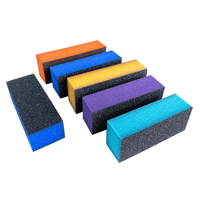 Nail Art Buffers Schuurblok 10 stks/partij Vingernagel Slijpen Pad Spons Buffer Polish Manicure Pedicure Gereedschap Acryl Nagelvijl