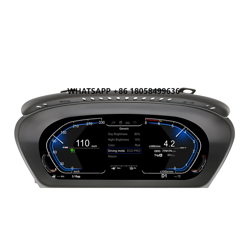 

Lcd Linux System 12.3 Inch 1920*720 Dashboard Screen for Bw X5 E70 2006-2013 Digital Instrument Cluster