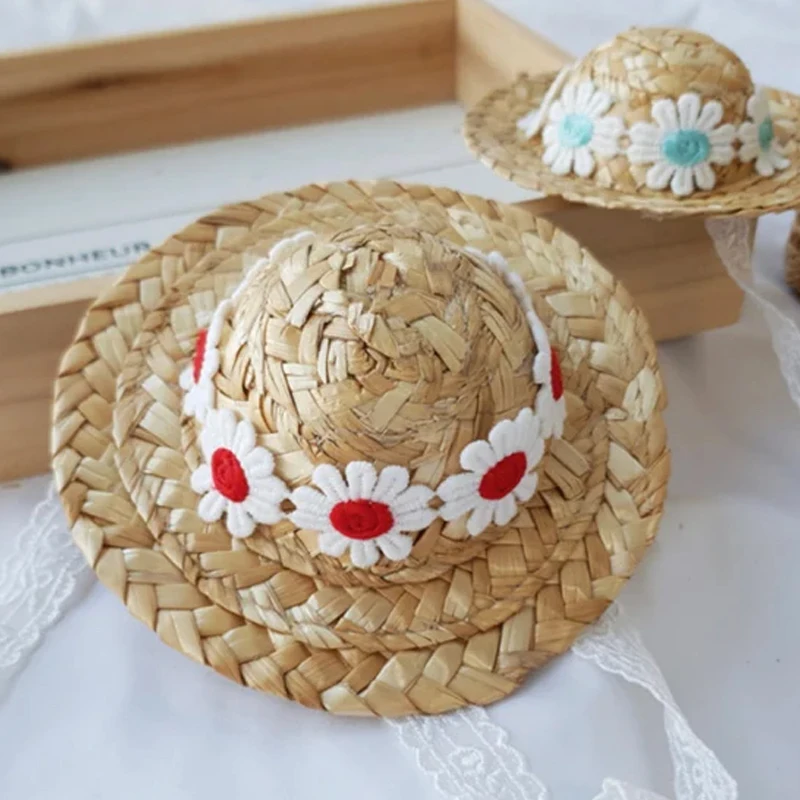 

Pet Hat Summer Dog Straw Hat Cat Daisy Headdress Pet Outdoor Accessories Hawaiian Style Straw Hat Pet Accessories