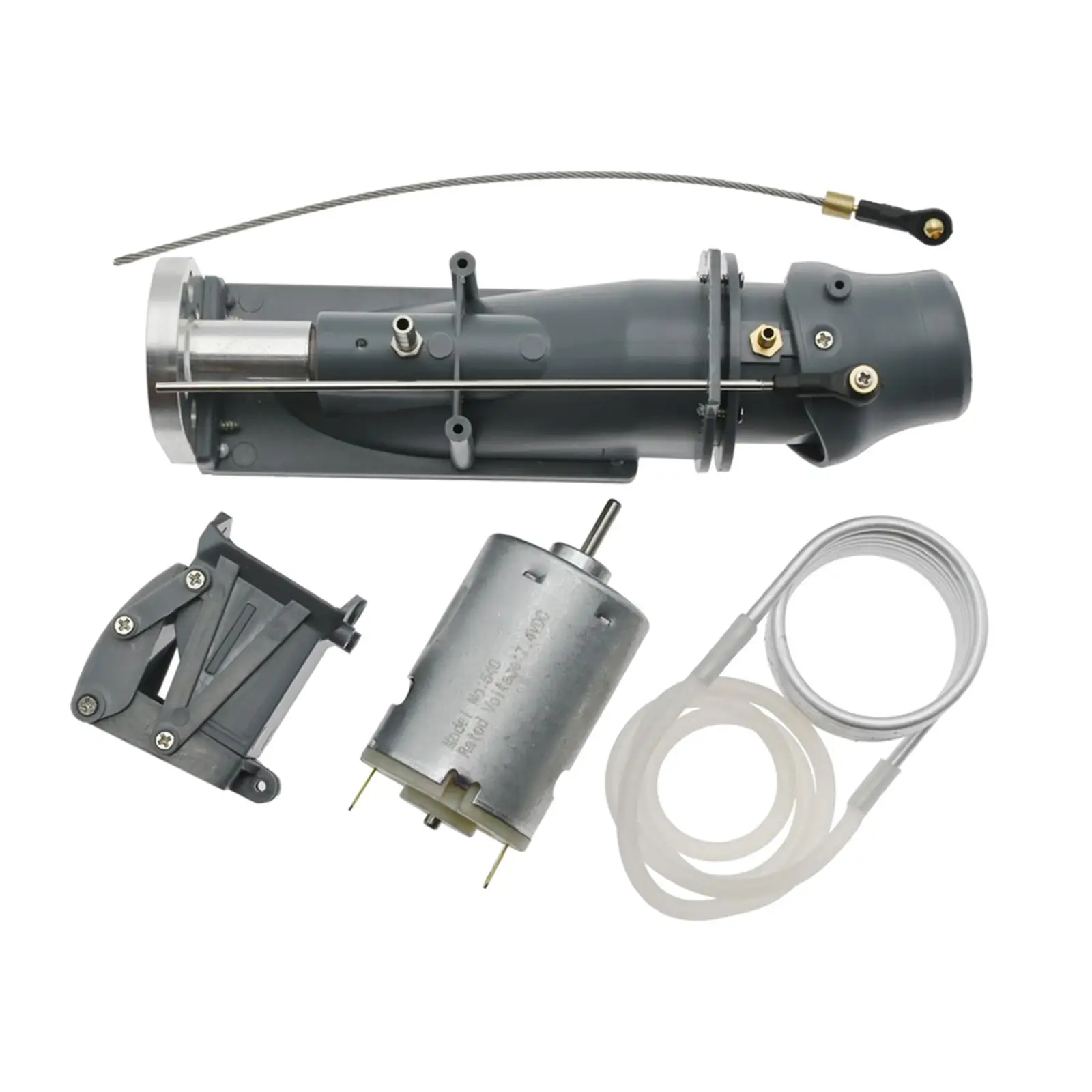 RC Boat Thruster Jet Pump Set 4370Kv 540 Brushed Motor RC Boat Water Pusher for RC Jet Drive Boat Replaces Spare Parts Upgrade