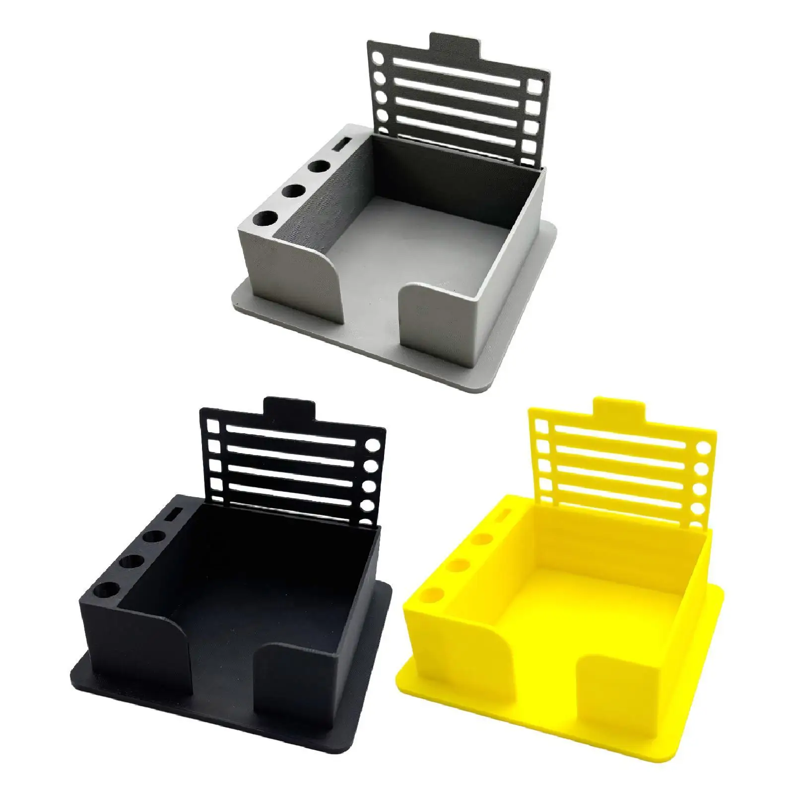 Sticky Note Holder Compact Note Pad Holder Reusable Memo Pad Organizer Sticky Note Stencil for Home Office Supplies Workers Desk