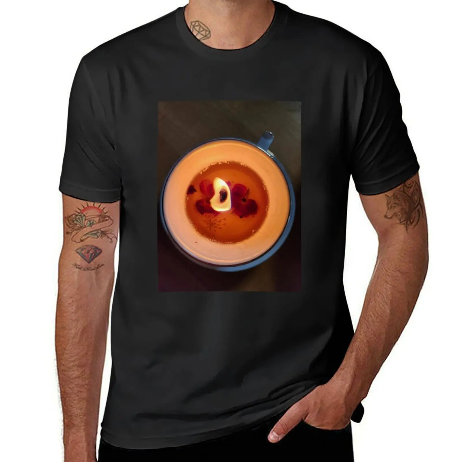 Heart of Fire T-Shirt shirts graphic tees Short sleeve tee big and tall t shirts for men