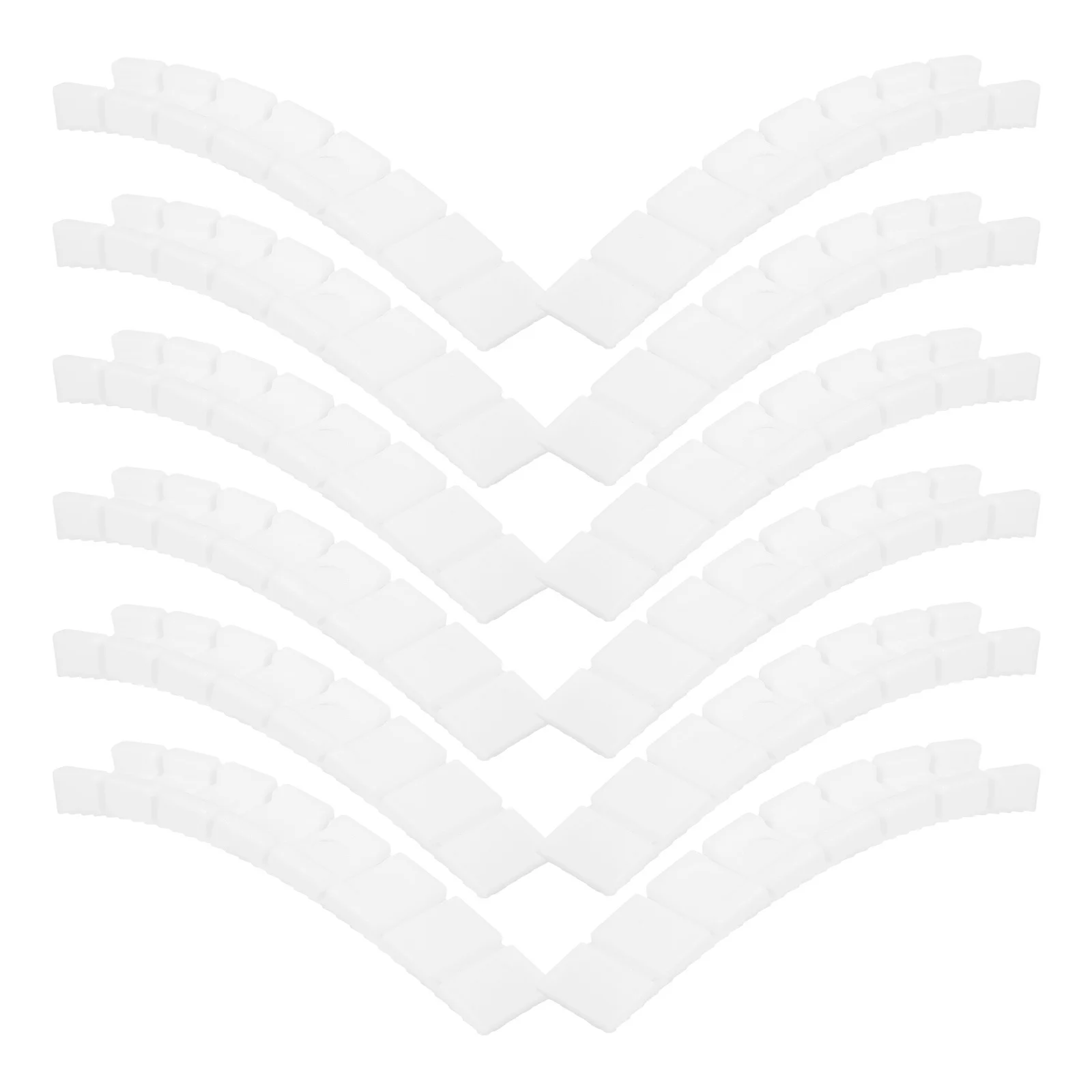 24개 가구 레벨링 심스 PP 레벨러 심스 가구 다리용 소음 감소 바닥 레벨링 블록