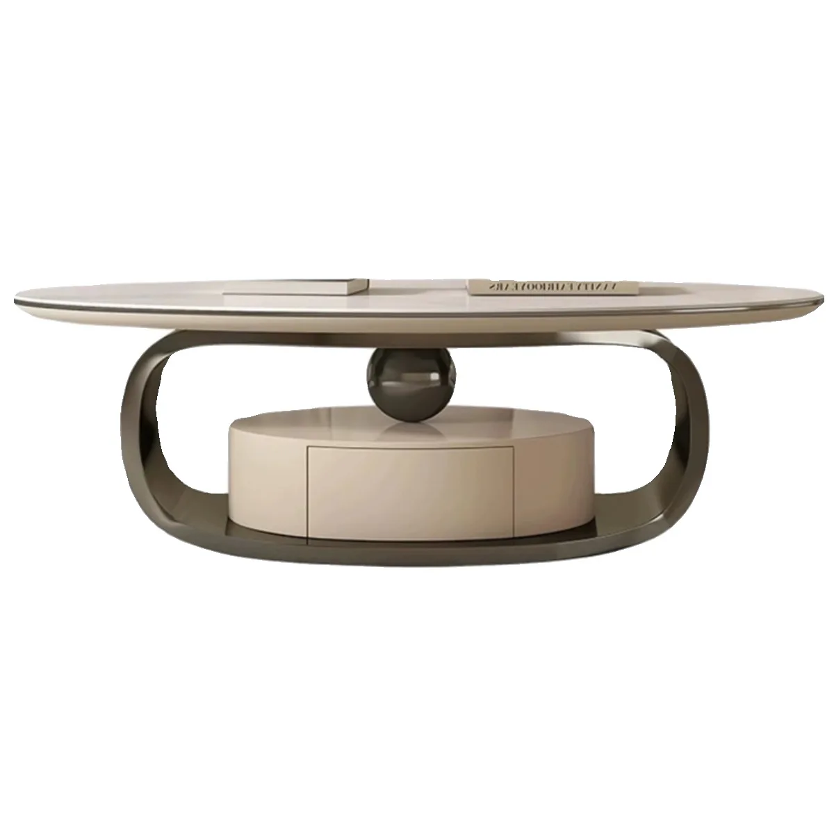 

Simple modern rock slab coffee table, living room household small apartment coffee table