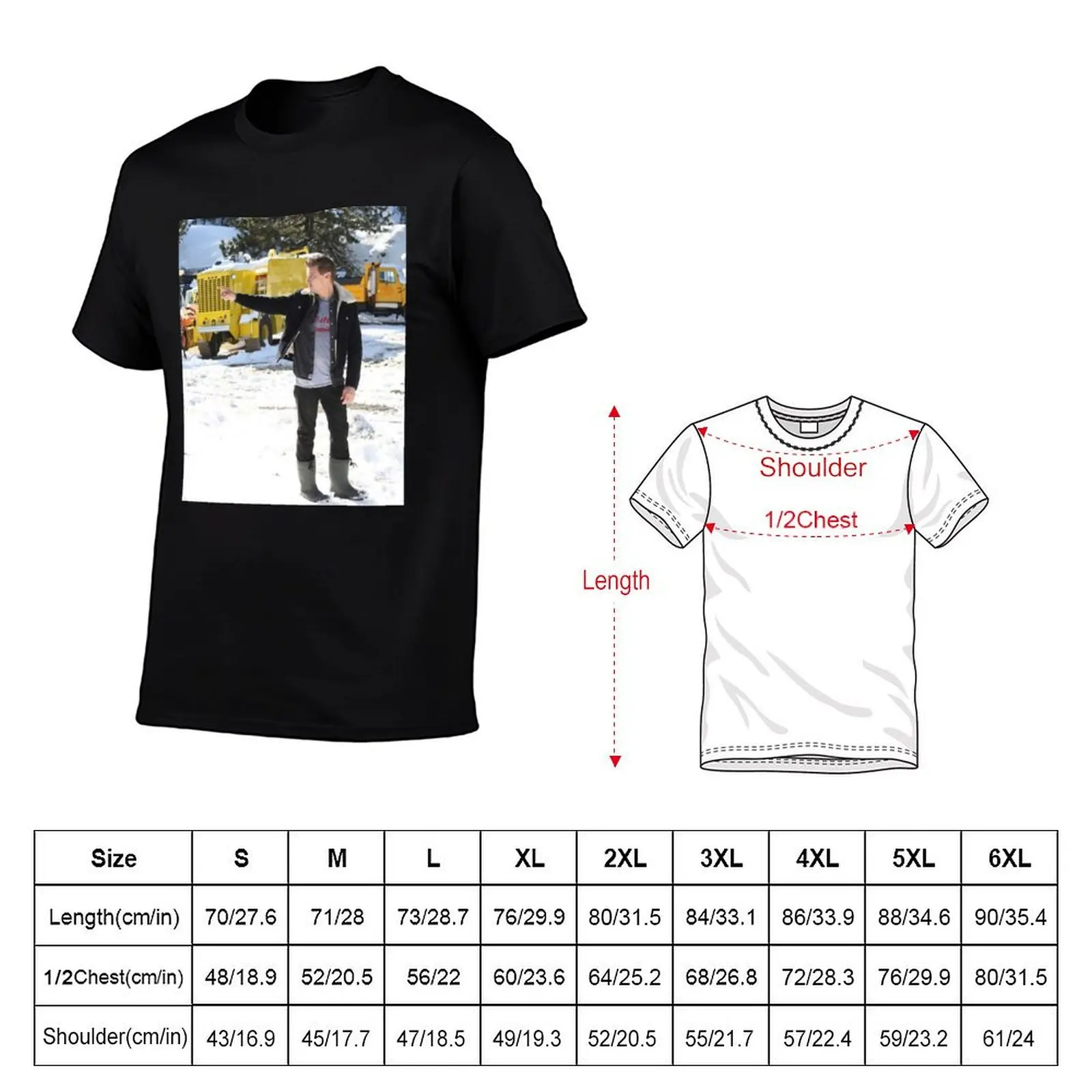 Jeremy Renner T-Shirt Plus Size Street Style Tee