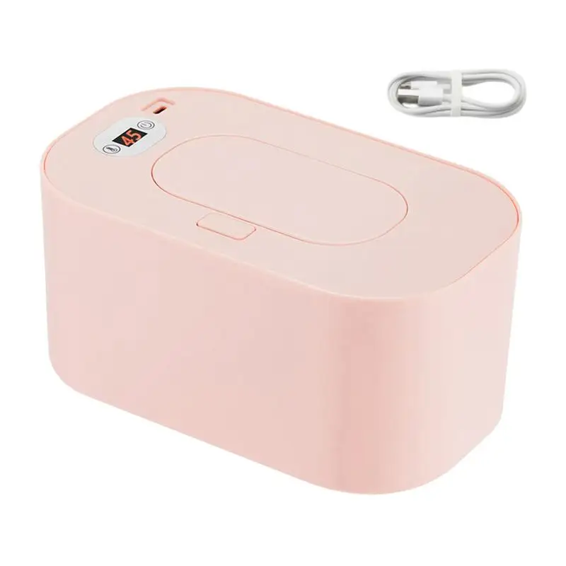 Wet Wipe Warmer USB Baby Wipes Warmer Container Large Capacity Travel Tissue Dispenser Smart Precise Temperature Control Diaper