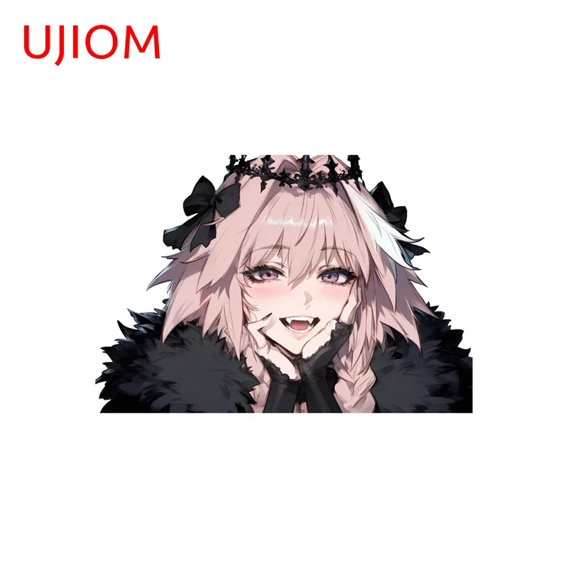 UJIOM Lovely Peeking Astolfo Peripheral Wall Sticker Fashionable Hot Selling Vinly Table Decal Creative Personality Wallpapers