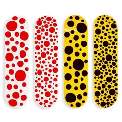 Yayoi Kusama  Decorative skateboard colorful jigsaw puzzle skateboard deck sunflower modern art decoration pendant collection