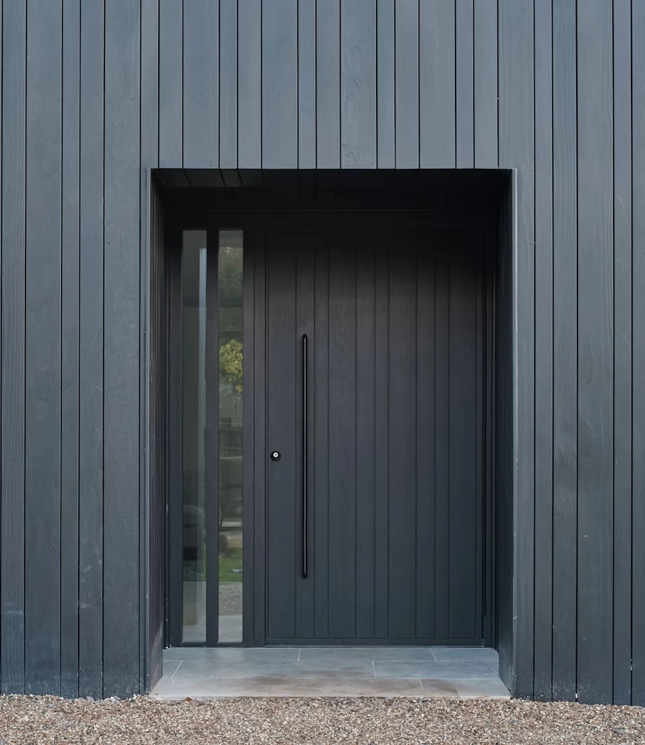 

Luxury Villa Cast Aluminium Swing Door Home Exterior Front Pivot Door Modern Security External Doors for Houses Customized Size