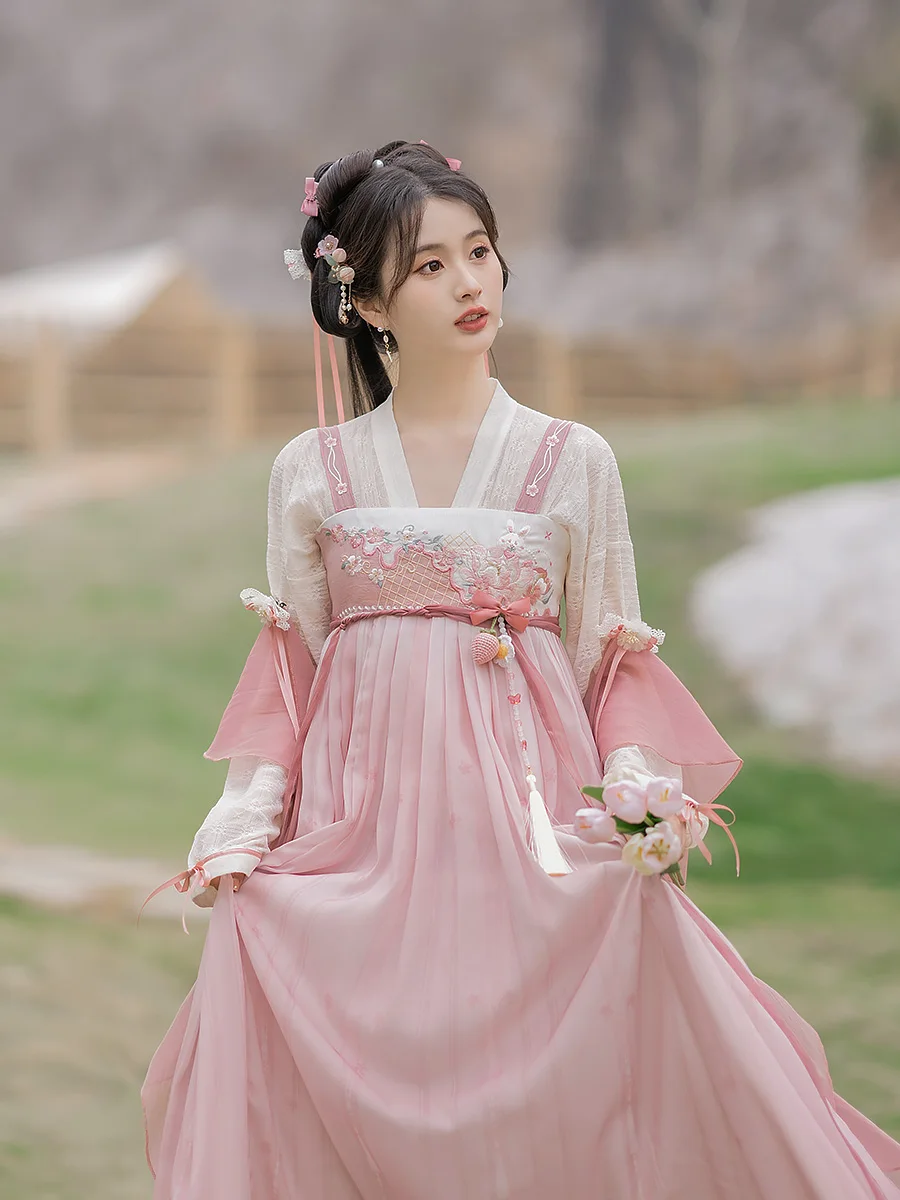 

Оригинальный ортомент Cloud Hidden Moon Stberry длиной до груди Hanfu для женщин Dr для взрослых, весна-лето, новый National Sle