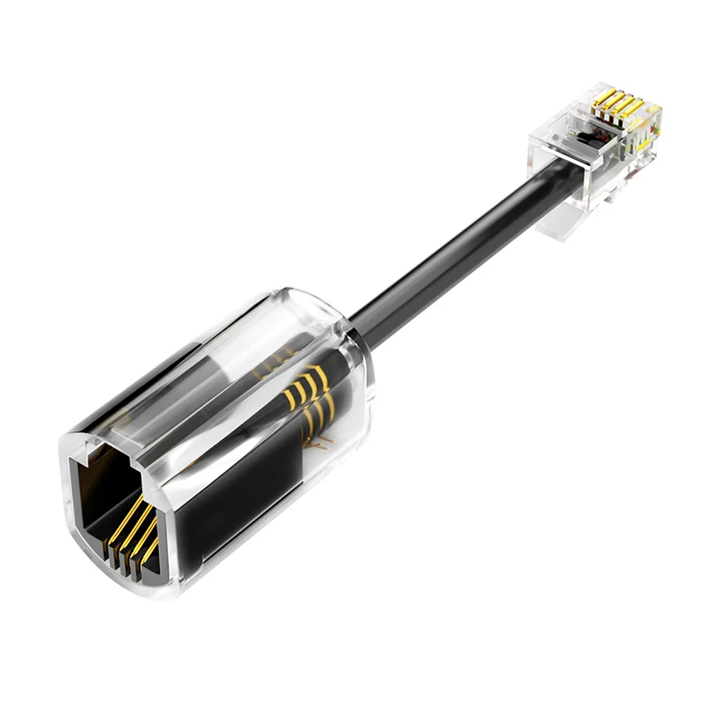 RJ9 4P4C Anti Wicklung Kabel Adapter Telefon Hörer Dreh Kopf Linie Festnetz Telefon Konvertieren Kabel Splitter Draht Organisieren Werkzeug – Detail 9