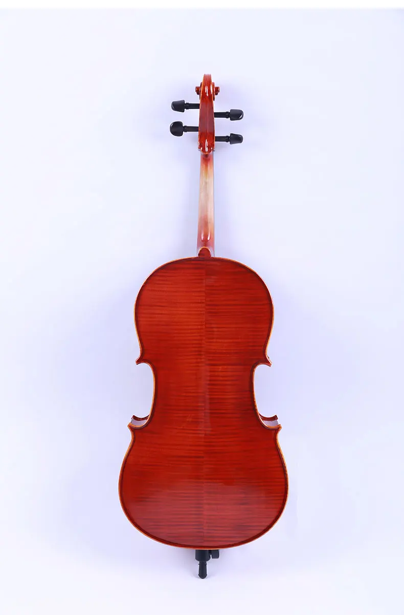 Factory Outlet Support customized ebony 4/4-1/8 Professional Student Cello with half handmade shiny