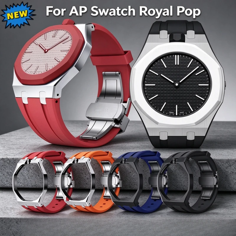 kit-de-modification-avec-boitier-en-metal-et-bracelet-en-silicone-pour-montre-de-poche-swatch-ap-royal-pop-permettant-de-la-transformer-en-montre-bracelet-accessoire-bracelet-confortable-2-en-1