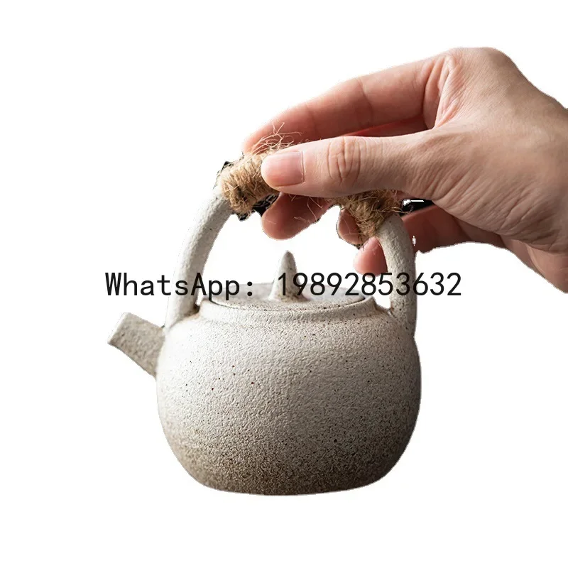 V5.12  tea set suit teapot black pottery dry brewing tray teapot suit