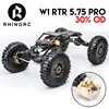 Rhino W1 5.75 Pro RTR 317mm 1/10 Pro Shafty 크롤러 리그(MOZA 2.2인치 타이어, 11.85온스 텅스텐 강철 포함) 1