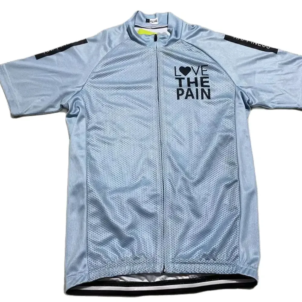 Love The Pain Men\'s Cycling Jersey Summer Breathable Sweatshirt Maillot Ciclismo Vest Sleeveless Run Quick Dry Leisure Clothing