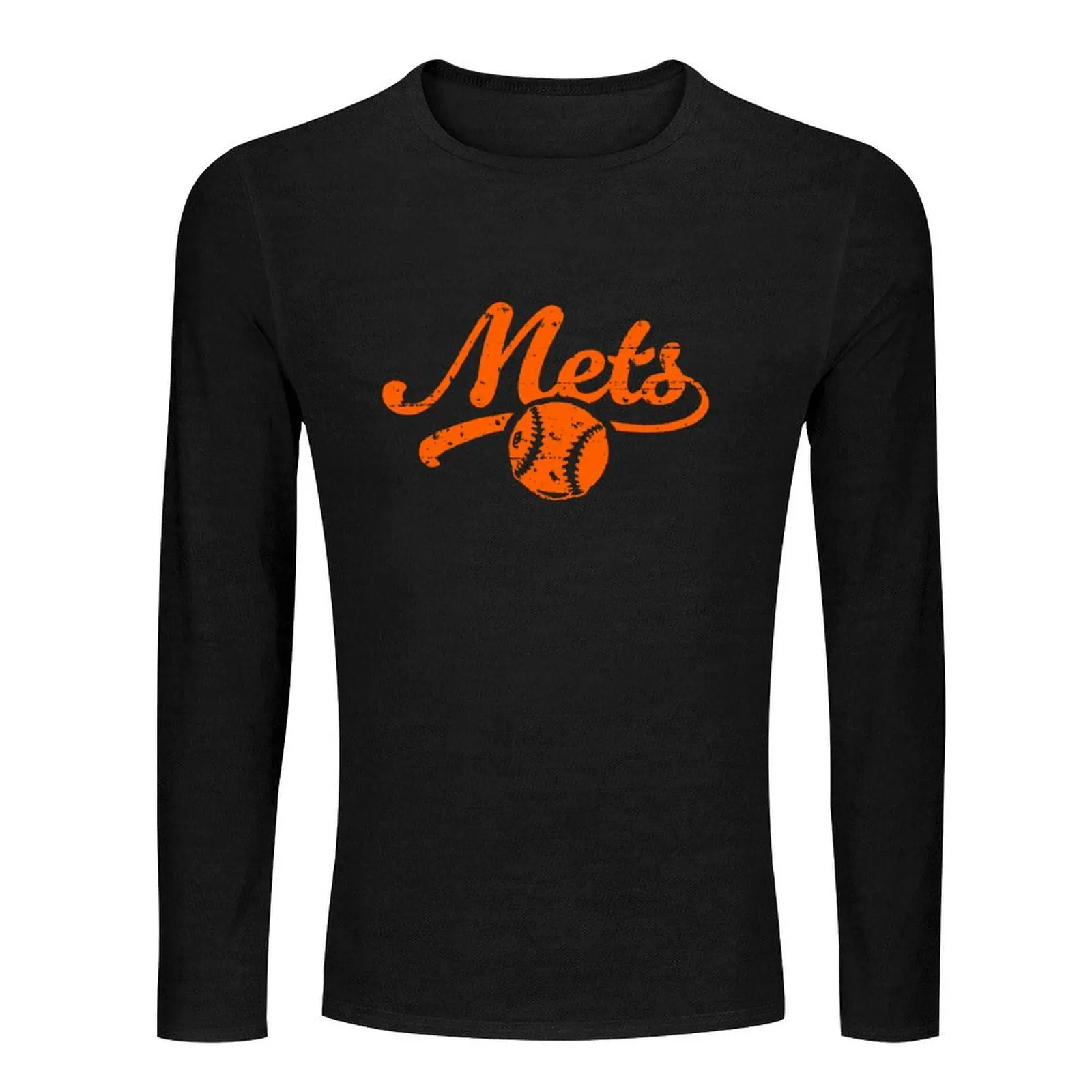 Mets Retro Long T-Shirt boys t shirts sweat shirt boys animal print shirt mens graphic t-shirts big and tall