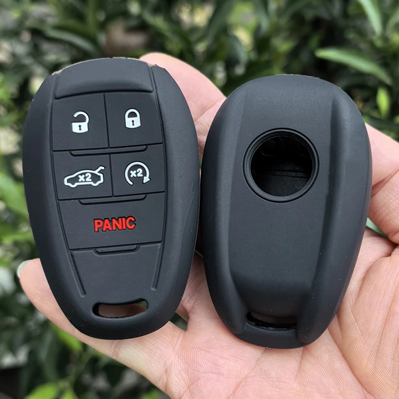 4 Buttons Silicone Car Key Case Remote Fob Cover for Alfa Romeo Stelvio Giulia 2017 2018 2020 2021 Keyless Shel Accessories