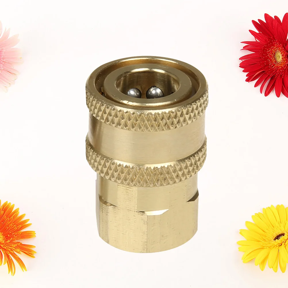

Solid High Solid Brass Quick High Press Connector Coupler Set Pressure Connector Fittings 1/4" Plug Female 1/4\