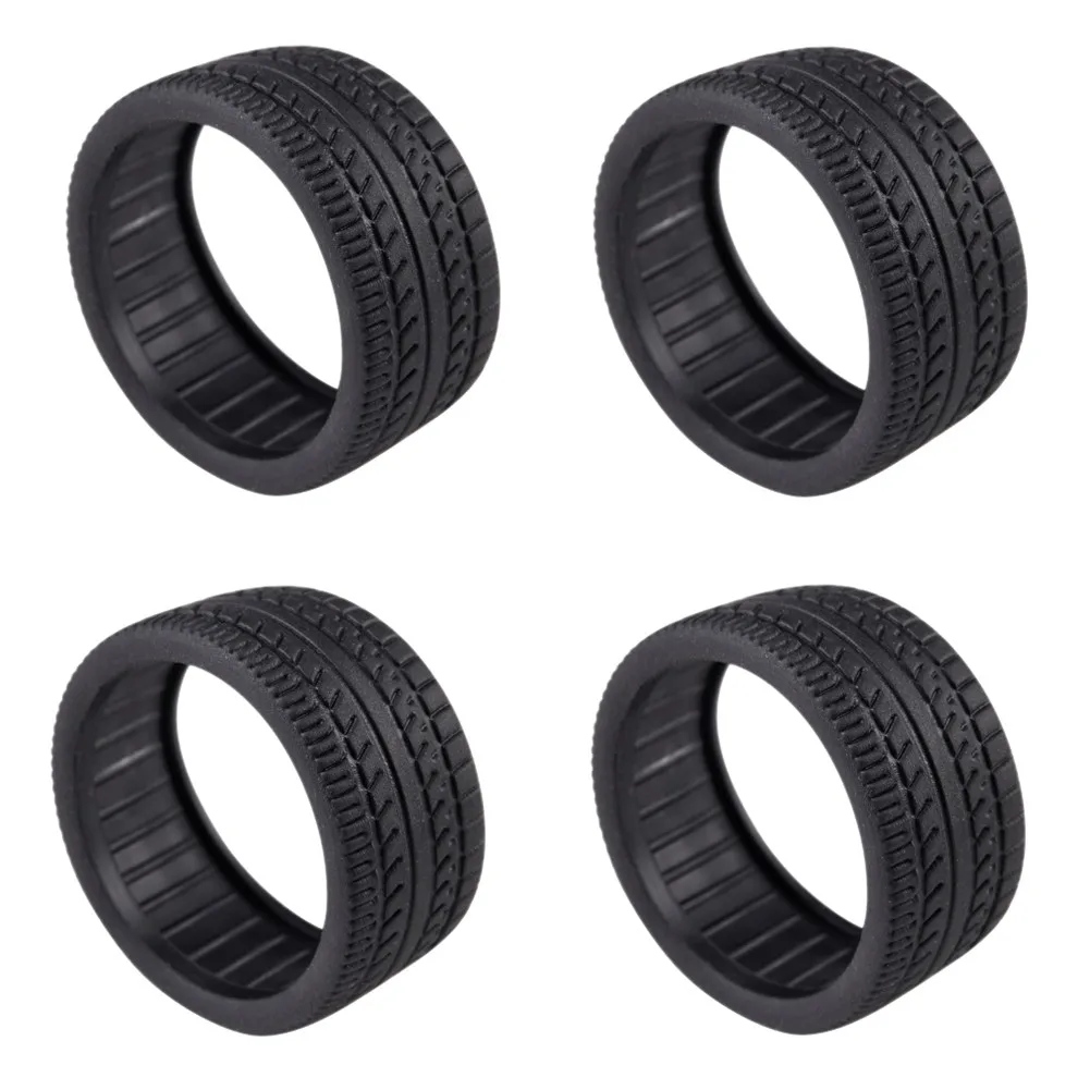 For CyberBrick 4PCS Ø33.7x13.85mm Rubber Tires 3D Printed Model5440