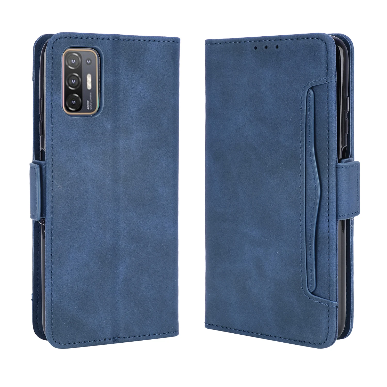 Flip Leather Cover For HTC Desire 21 Pro 5G 6.7