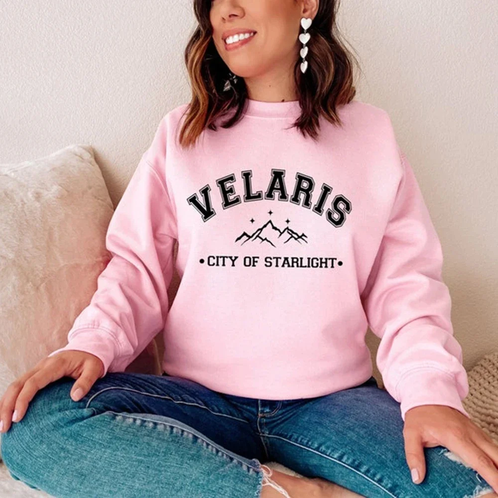 Velaris City of Starlight Sweatshirt Sarah J Maas Sweatshirts Night Court Unisex Sweatshirt Bookish Gift Women Graphic Hoodies