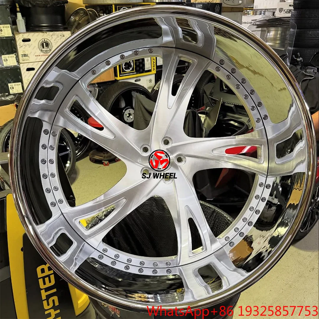 SJ 24 Inch Forged Wheels 5x120 5x127 5 Lug Wheels 20 22 24 26 28 Inch Rims for Oldsmobile for Pontiac Deep Dish for