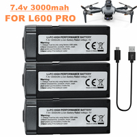 7.4v 3000mah For LYZRC L600 PRO Rc Drone Battery Li-ion Battery L600 PRO Helicopter For L600PRO Battery or USB Charger Suit