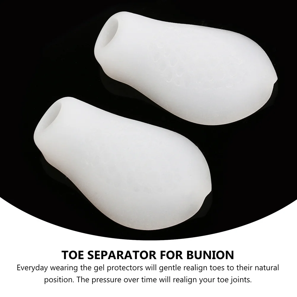 1 set Bunion Corrector Gel Separator Voor Bunion Relief Hamer Teen Uitlijning Voetverzorging Tool Teen Stijltang Strooier