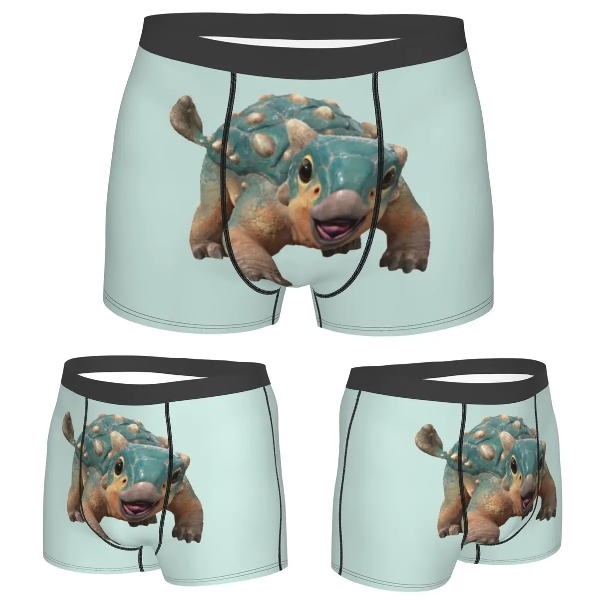 

Трусы-боксеры, шорты Bumpy Ankylosaurus Magniventris, мужские вентилируемые трусы для Homme, мужские подарки бойфренду