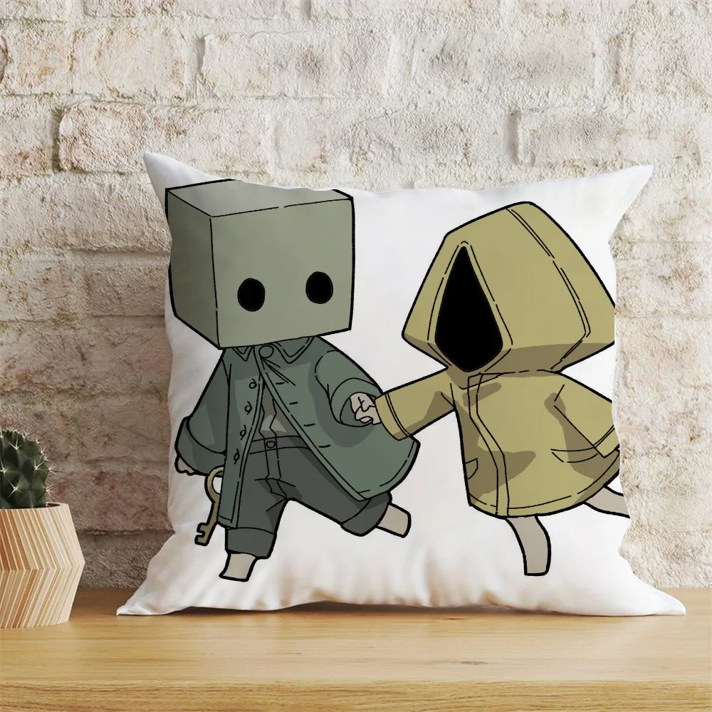 Little Nightmares Modern Home Decoration Back to School Anime Voltaire Zadig Throw Pillow Covers for Decorative Cushions Scream