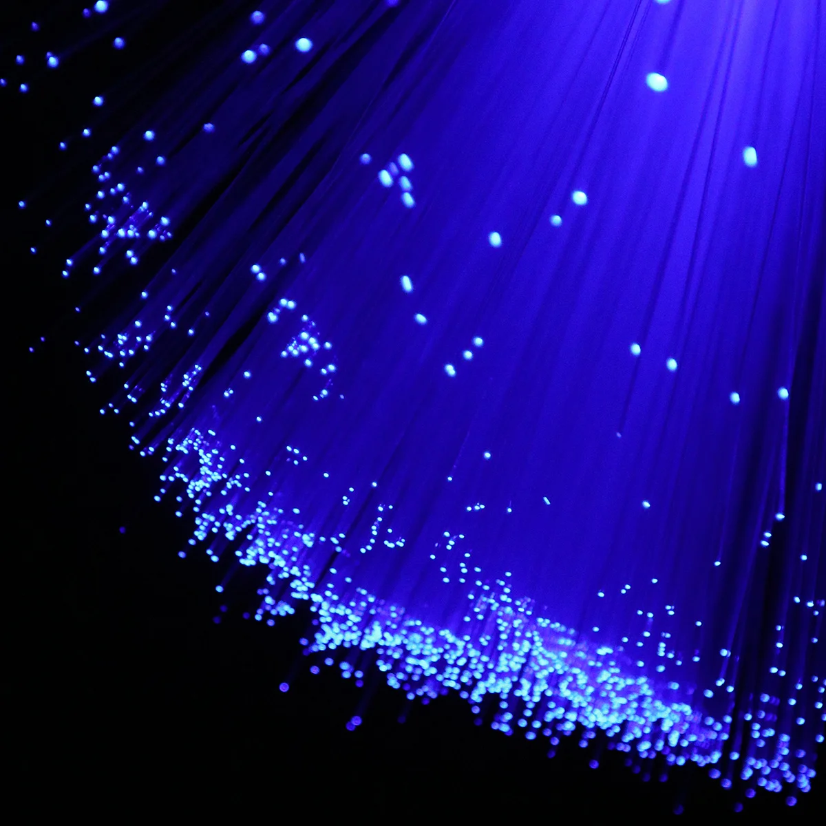 

Fiber Lamp Color-Changing Crystals Base Creative Mood Lighting Easy Use Aaa Batteries Romantic Party Decor Fiber Optic Lighting