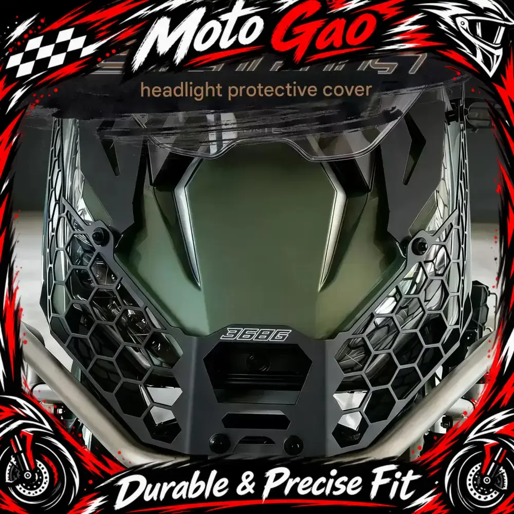【Precise Fit】Suitable for ZONTES 368G headlight cover/protective cover ZT368T-G headlight protection mesh accessories