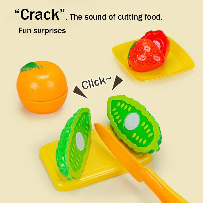 Cutting Play Food Toy For Kids Play Food Kitchen Toy Kit Finely Polished Educational Toy For Birthday New Year Christmas