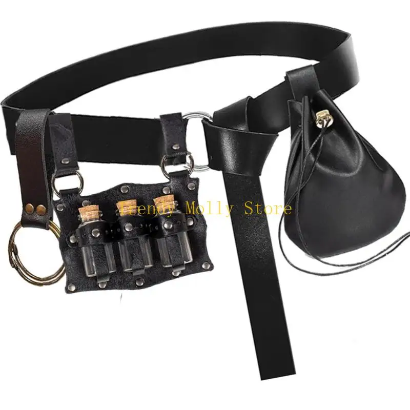 N5KB ハロウィン ヴァイキング コスチューム アクセサリー 中世の騎士の衣装 大人男性用